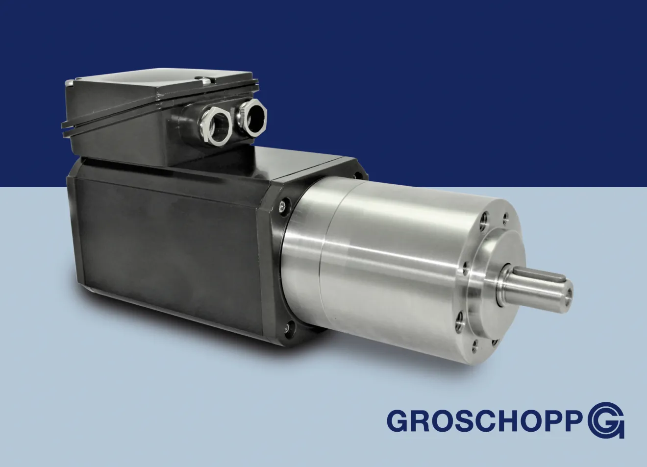 Induktionsmotor Sila mit Edelstahlgetriebe IGKU80-80