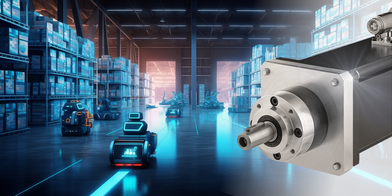 Servomotor und Transportroboter